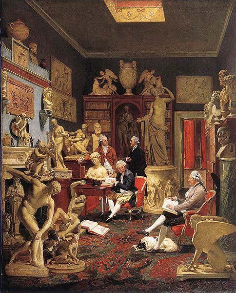 Johann Zoffany Charles Towneley in his Sculpture Gallery France oil painting art